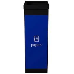 PAPERFLOW Mülltrenner 60,0 l schwarz, blau