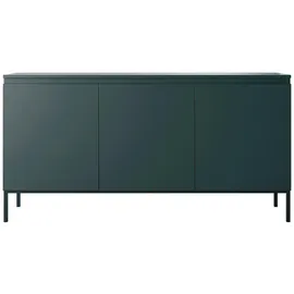 Selsey Bemmi 150 x 77 x 35 cm Dunkelgrün / Schwarz