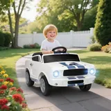 aiyaplay Kinder Elektroauto Ford Shelby GT 350 12V weiß (1-tlg)