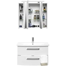 Pelipal Badmöbel-Set 4010 3-tlg. Weiß