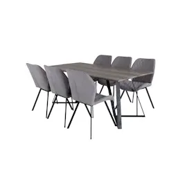 VCM Ebuy24, Essgruppe Essgruppe Marina 22 (7-teilig) (MDF, Holz