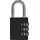 ABUS Aluminium-Zahlenschloss 144/30 schwarz mit großen Zahlen, 80797