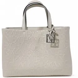 EAX  Taschen BRIEFMARKEN-MULTILOGO  in Beige, Einheitsgrösse