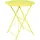 Garden Pleasure TIVIO Klapptisch Ø 60 cm Hellgrün/Beige/Gelb