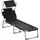 CASARIA Sonnenliege Klappbar 190 x 60 x 30 cm Grau