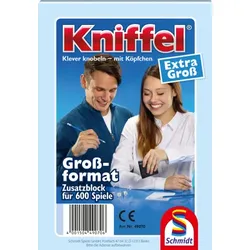 Schmidt Spiele Großer Kniffelblock, Würfelergebnisblatt, Blau, Beide Geschlechte