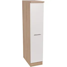 Respekta Apothekerschrank 30 cm Eiche Sägerau 30 x 0 x 0 cm Weiß