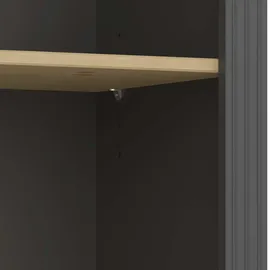 VCM Nola Regal 82 x 37 x 189 cm Kaffeefarben