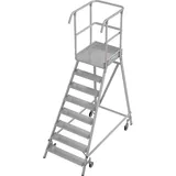 Krause Podestleiter fahrbar 8 Stufen