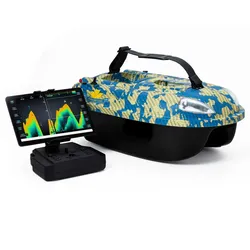 BearCreeks Navison All-in-One NG15 Karpfen-Futterboot - Standard Boot + GPS Autopilot + Sonar Fischfinder
