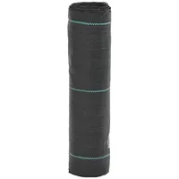 vidaXL Unkrautvlies Schwarz 0,5 x 50 m