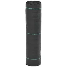 vidaXL Unkrautvlies Schwarz 0,5 x 50 m