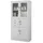 Jan Nowak C018S Aktenschrank 185 x 90 x 40 cm Grau