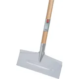 Idealspaten Schneeräumer Stahlblech mit Stiel 50 cm breit