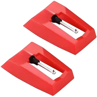 Voarge 2 Stück Nadel für Plattenspieler, Ersatznadel Plattenspieler Nadel universal für meiste Plattenspieler Phonograph, Vinyl Plattenspieler