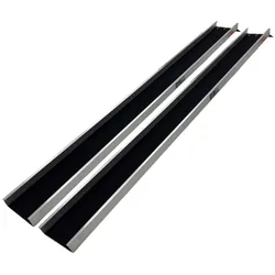 TRUTZHOLM 2 x Auffahrschienen 183 cm 100 kg Alu grau Anti Rutsch Beschichtung...