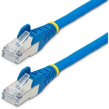 Startech StarTech.com 3 m CAT6a Kabel - LSZH-Raucharm, Halogenfrei - 10 Gigabit RJ45 LAN Kabel - SFTP Patchkabel - Blau - CAT6a Verlegekabel - Abgeschirmtes Netzwerkkabel/Ethernet Kabel (NLBL-3M-CAT6A-PATCH)