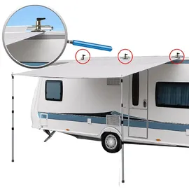 Preiswert & Gut 2x Klappsauger Metall für Buszelte bis 10kg – Saugnapf Haken, starke Vakuumbefestigung Camping Zubehör, Saughaken Ø55mm