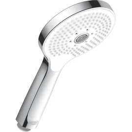 Duravit Handbrause 3jet Click 120 240mm, Anschl.-G. G 1/2, chrom/weiß