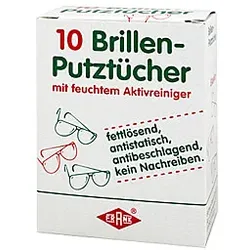 Einmal Brillenputztücher