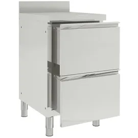 vidaXL Unterschrank Gastro-Küchenschrank 50 x 60 x 96 cm Silber