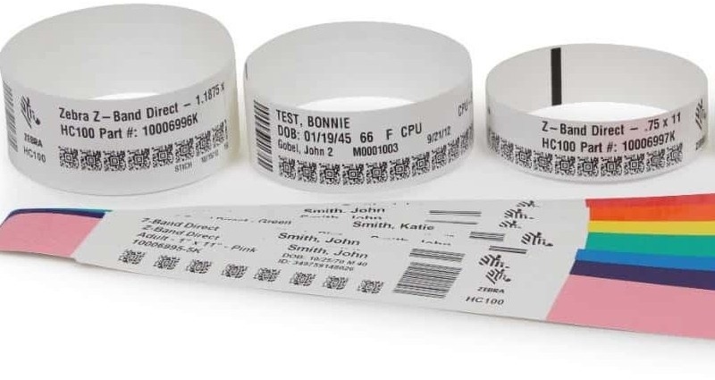 Z-Band Soft - Armband-Kassetten mit Selbstklebe-Verschluß, weiss, Babys für empfindliche Haut, 25 x 152mm - Inkl. 1st-Level-Support