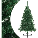 vidaXL Künstlicher Halb-Weihnachtsbaum Grün 120 cm