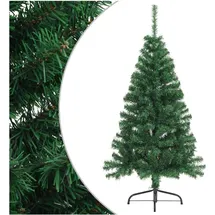vidaXL Künstlicher Halb-Weihnachtsbaum Grün 120 cm
