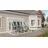 CANOPIA Gewächshaus Sun Room 384 x 257 cm weiß