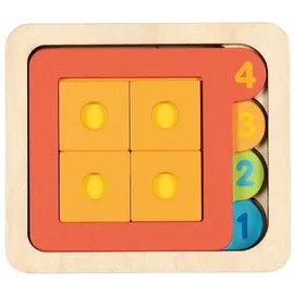 Gollnest & Kiesel GmbH & Co. KG Schichtenpuzzle Zahlen und geometrische Formen