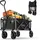 toboli Bollerwagen faltbar Offroad schwarz