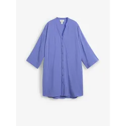 bonprix Blusenkleid aus Musselin, lila, 48, Musselin