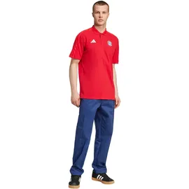 adidas FC Bayern München Poloshirt 2024/25 rot Herren Gr. XL