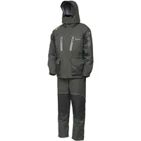 DAM Imax Epiq -40 Thermoanzug - Isolierte wasserdichte Angeljacke & Lätzchen, Zip-In gesteppte Innenjacke für extra Wärme, ultimativer Schutz vor kaltem Wetter, Winter Angelausrüstung XL