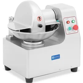Royal Catering Tischkutter 1360 U/min 5 L 550 W Edelstahlschüssel Küchenkutter Küchenmaschine Gastro-Kutter,