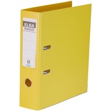 Elba rado plast Ordner gelb, Kunststoff 8,0 cm DIN A4