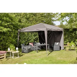 Siena Garden Starter Pavillon 3 x 3 m taupe