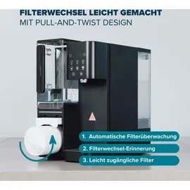 health rise Pure Water Pro schwarz 4,5 Liter