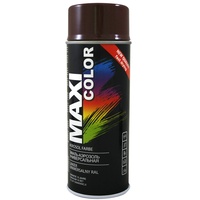 Maxi Color NEW QUALITY Sprühlack Lackspray Glanz 400ml Universelle spray Nitro-zellulose Farbe Sprühlack schnell trocknender Sprühfarbe (RAL 8017 Schokobraun glänzend)