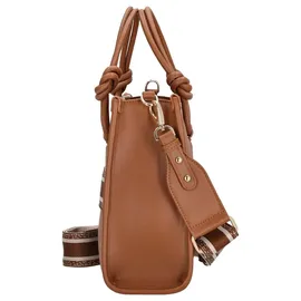 Valentino Aella Henkeltasche Kunstleder Brown