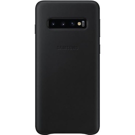 Samsung Leather Cover EF-VG973 für Galaxy S10 schwarz