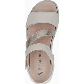 CAPRICE Riemchensandale Damen Beige/Weiß 38