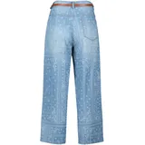 Cartoon Stoffhose Loose Fit Blau 36