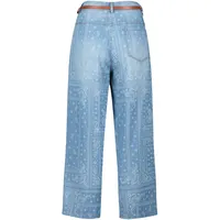 Cartoon Stoffhose Loose Fit Blau 36