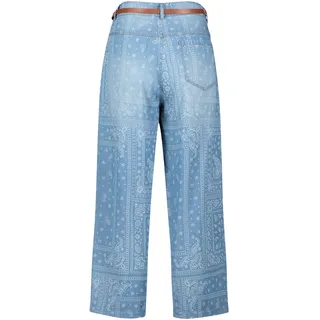 Cartoon Stoffhose Loose Fit Blau 36