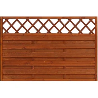 Sichtschutzzaun Element Country 120 x 180 cm teak