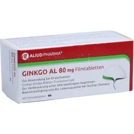 Aliud Ginkgo AL 80 mg Filmtabletten