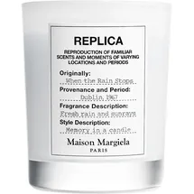Maison Margiela When the Rain Stops Duftkerze 165 g weiß