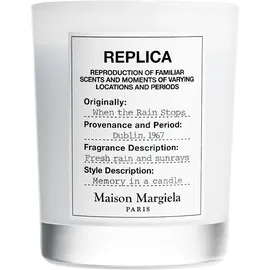 Maison Margiela When the Rain Stops Duftkerze 165 g weiß