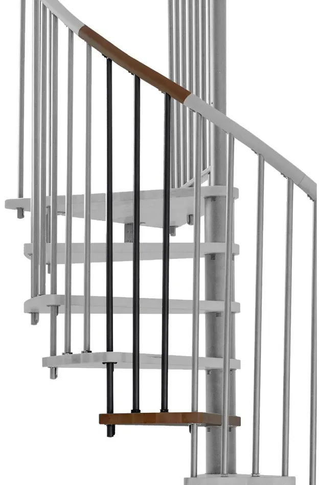 Minka Höhenerweiterung für Spiral Wood, 356 cm, 160 cm,Buche,Schwarz,Walnuss gebeizt & lackiert